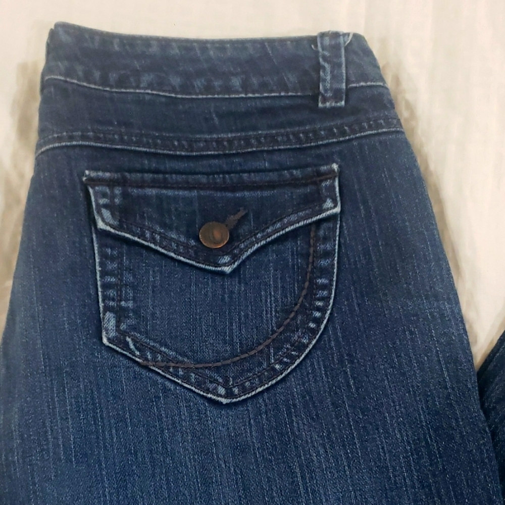 Nine West Blue Classic Straight Jeans